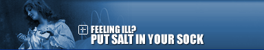 Feeling Ill? Put Salt in Your Sock