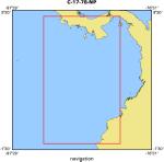 C-17-78-NP location map of where navigation equipment operated