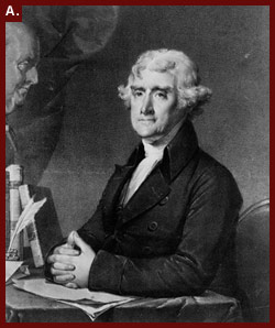 Thomas Jefferson, Third President of the United States, 1828