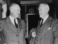 Ike with John W. Davis at the Herald Trib Forum 10/21