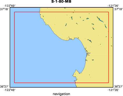 S-1-80-MB map of where navigation equipment operated