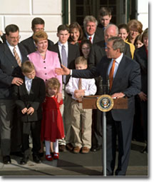 President Bust at Tax Family Reunion