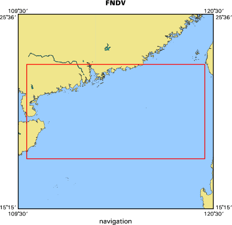 87046 map of where navigation equipment operated