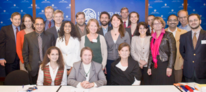 Group photo of all the Fellows and Peace Scholars