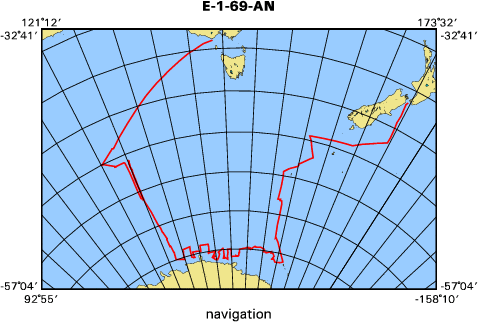 E-1-69-AN map of where navigation equipment operated