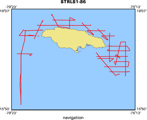 86025 map of where navigation equipment operated