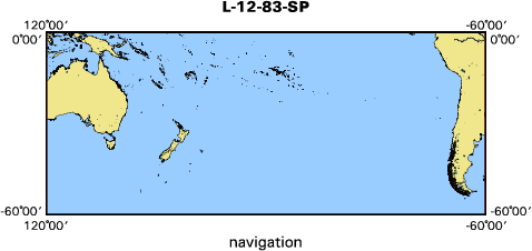 L-12-83-SP map of where navigation equipment operated