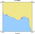 S-1-03-MU location map of where navigation equipment operated