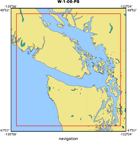 W-1-06-PS map of where navigation equipment operated