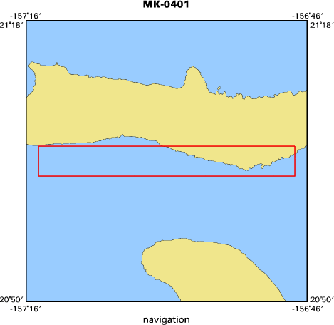 01054 map of where navigation equipment operated