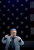 Comedian Lewis Black performs for servicemembers, Dec. 16, during the 2008 USO Holiday Tour stop at Ramstein Air Base, Germany. 
