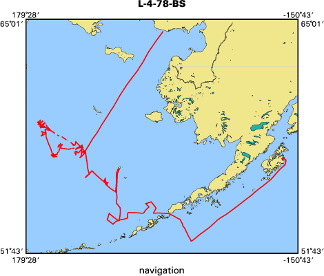 L-4-78-BS map of where navigation equipment operated