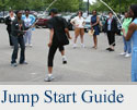 picture of women jumping rope and caption Jump Start Guide