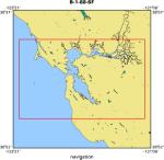 B-1-88-SF location map of where navigation equipment operated