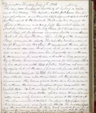 page of Taft's diary