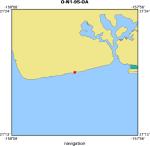 O-N1-95-OA location map of where navigation equipment operated