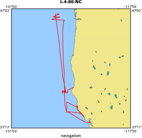 L-4-86-NC map of where navigation equipment operated