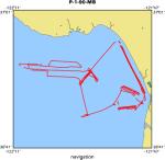 P-1-90-MB location map of where navigation equipment operated