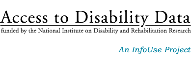Access to Disability Data - An InfoUse Project