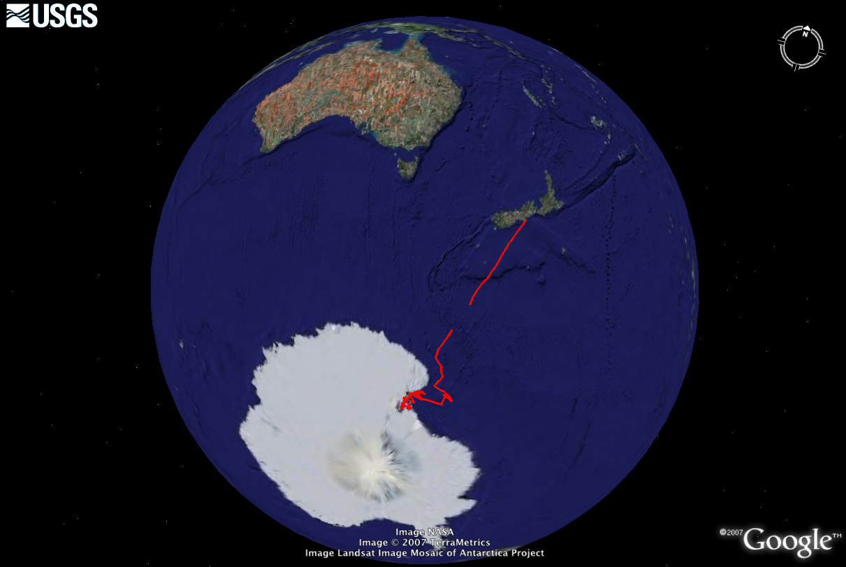 L-2-84-AN location map of where navigation equipment operated