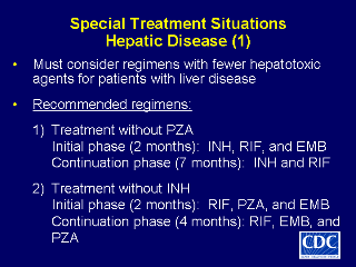 Slide 60: Special Treatment Situations: Hepatic Disease(1). Click here for larger image