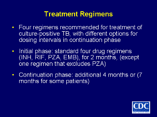 Slide 18: Treatment Regimens. Click here for larger image
