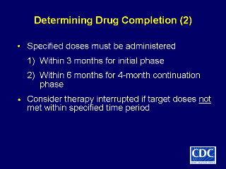 Slide 37: Determining Drug Completion (2). Click here for larger image