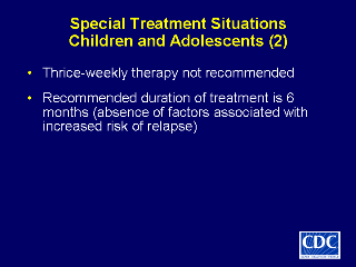 Slide 54: Special Treatment Situations: Children and Adolescents(2). Click here for larger image