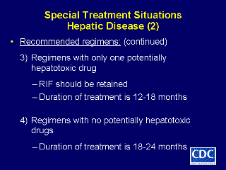 Slide 61: Special Treatment Situations: Hepatic Disease(2). Click here for larger image