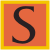 Alphabet letter S