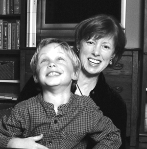 Leslie Ligon and her son Ethan.