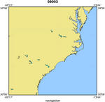 09003 location map of where navigation equipment operated