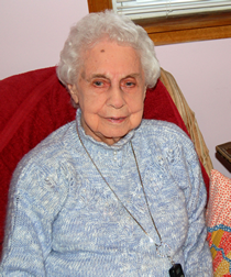 Marie Elliott, 103, of Springfield, KY.