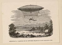 Aerostat a Vapeur de M. Giffard (Expérience de 25 septembre 1852).