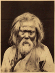 Bust portrait of indigenous elderly man