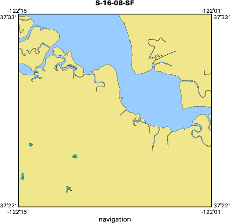 S-16-08-SF map of where navigation equipment operated