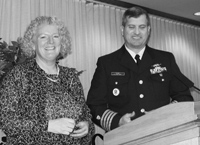 Dana Stabenow and Capt. Jim Howe