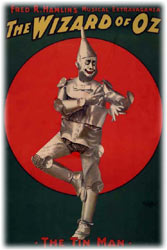 Tin Man Poster from Hamlin's production of Wizard of Oz