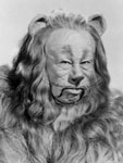 Bert Lahr as the Cowardly Lion in The Wizard of Oz