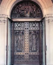 Image of The central entrance door - The Art of Printing