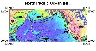 Map of Atlas area: np, regions