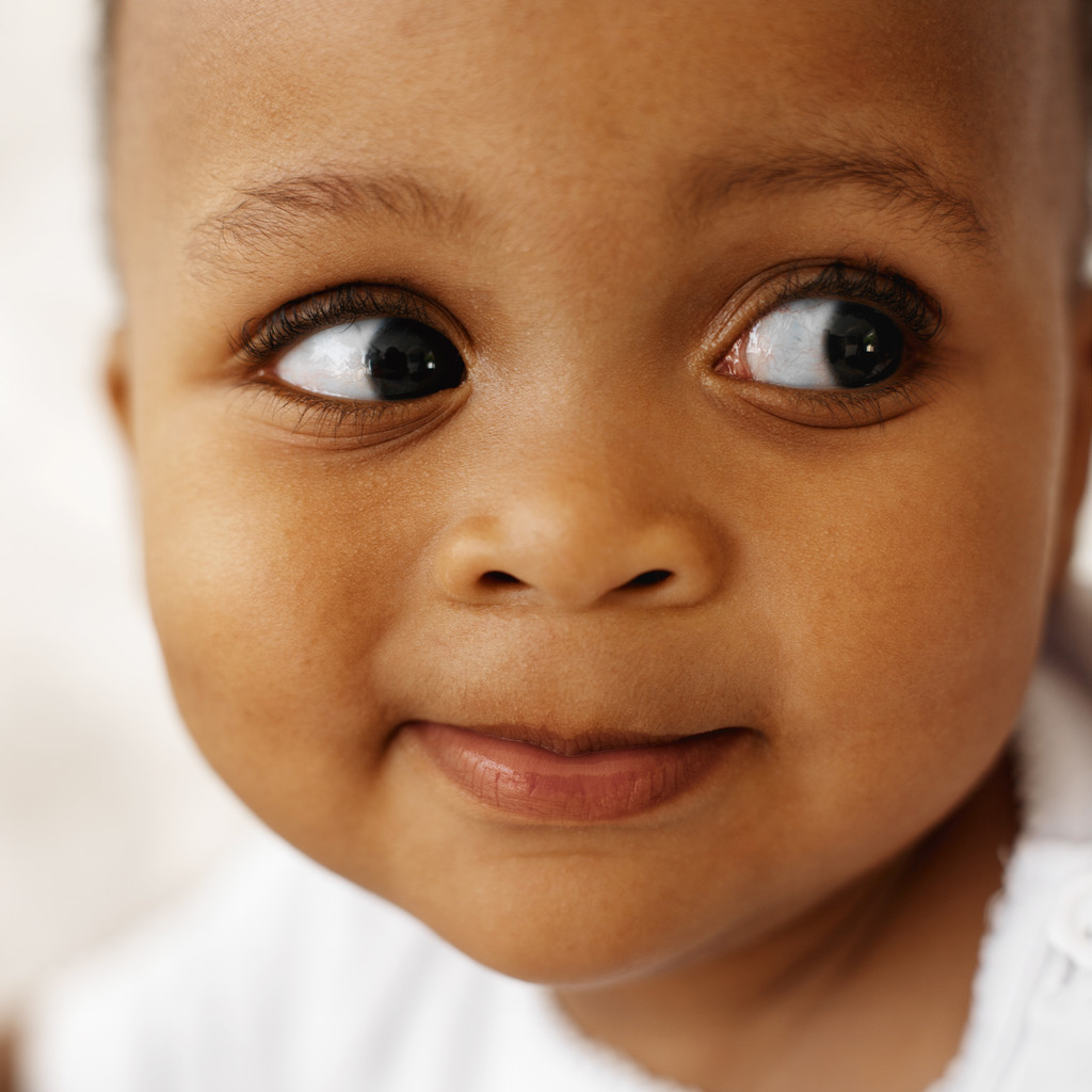 Photo of infant's face