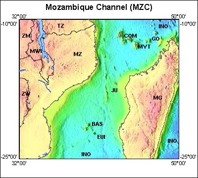 Map of Atlas area: mzc, regions