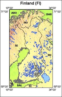 Map of Atlas area: fi, regions