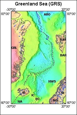 Map of Atlas area: grs, regions