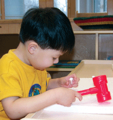 image of a child playing