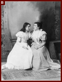 Helen Keller and Anne Sullivan. 1897