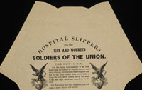 Hospital Slippers for the Sick and Wounded Soldiers of the Union.