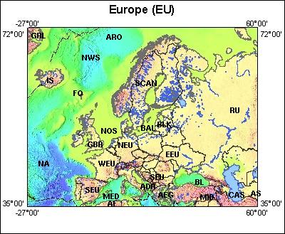 Map of Atlas area: eu