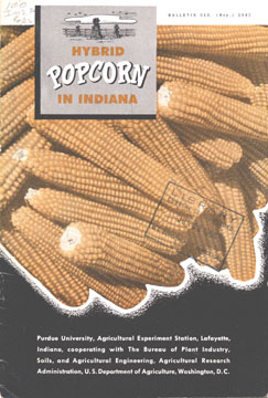 Corn on cover of "Hybrid Popcorn in Indiana"